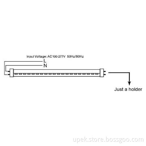 4ft linear fluorescent lamp 18w t8 led tube